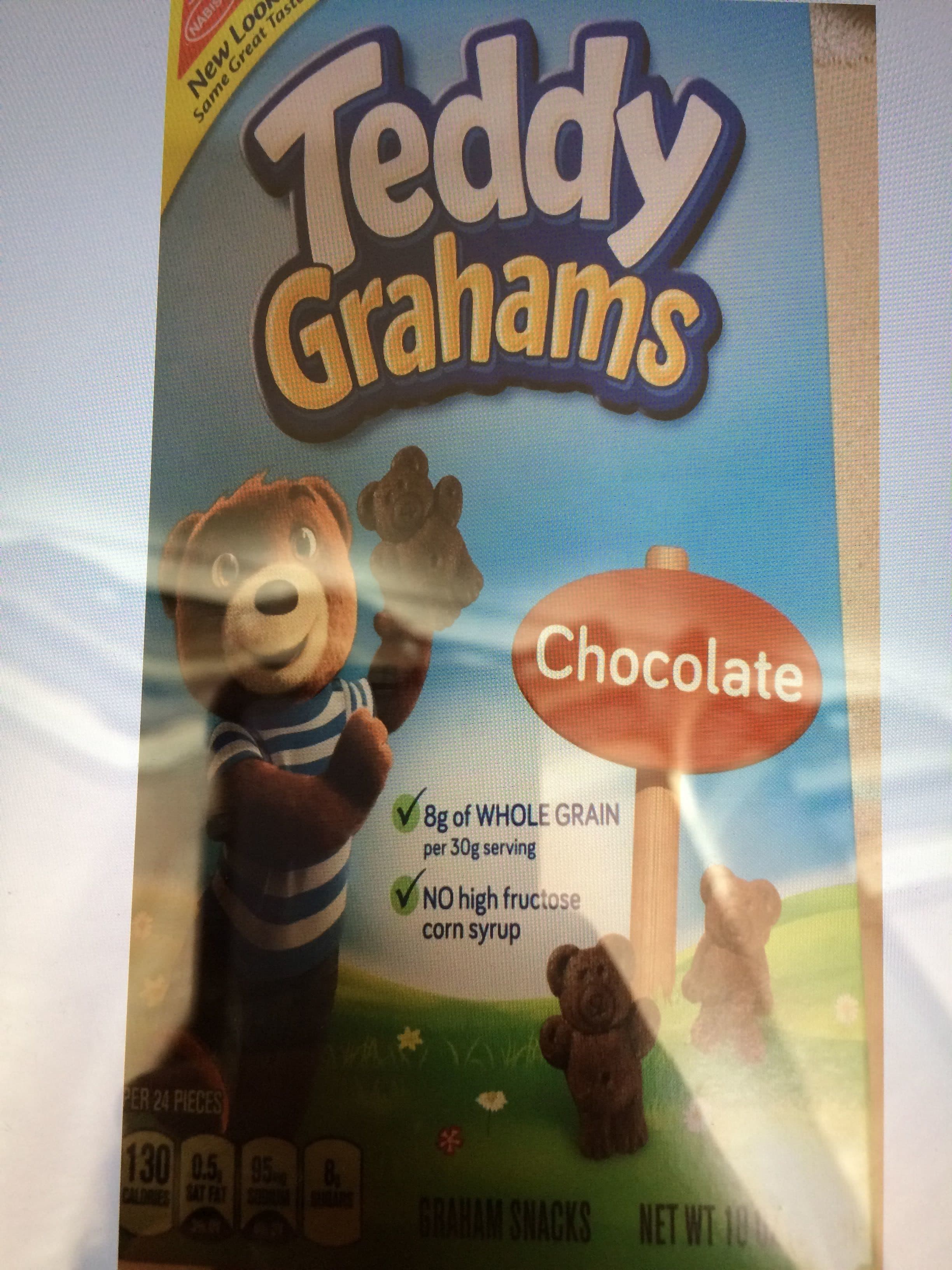 Nabisco Teddy Grahams cookies chocolate 1x10 oz packshot