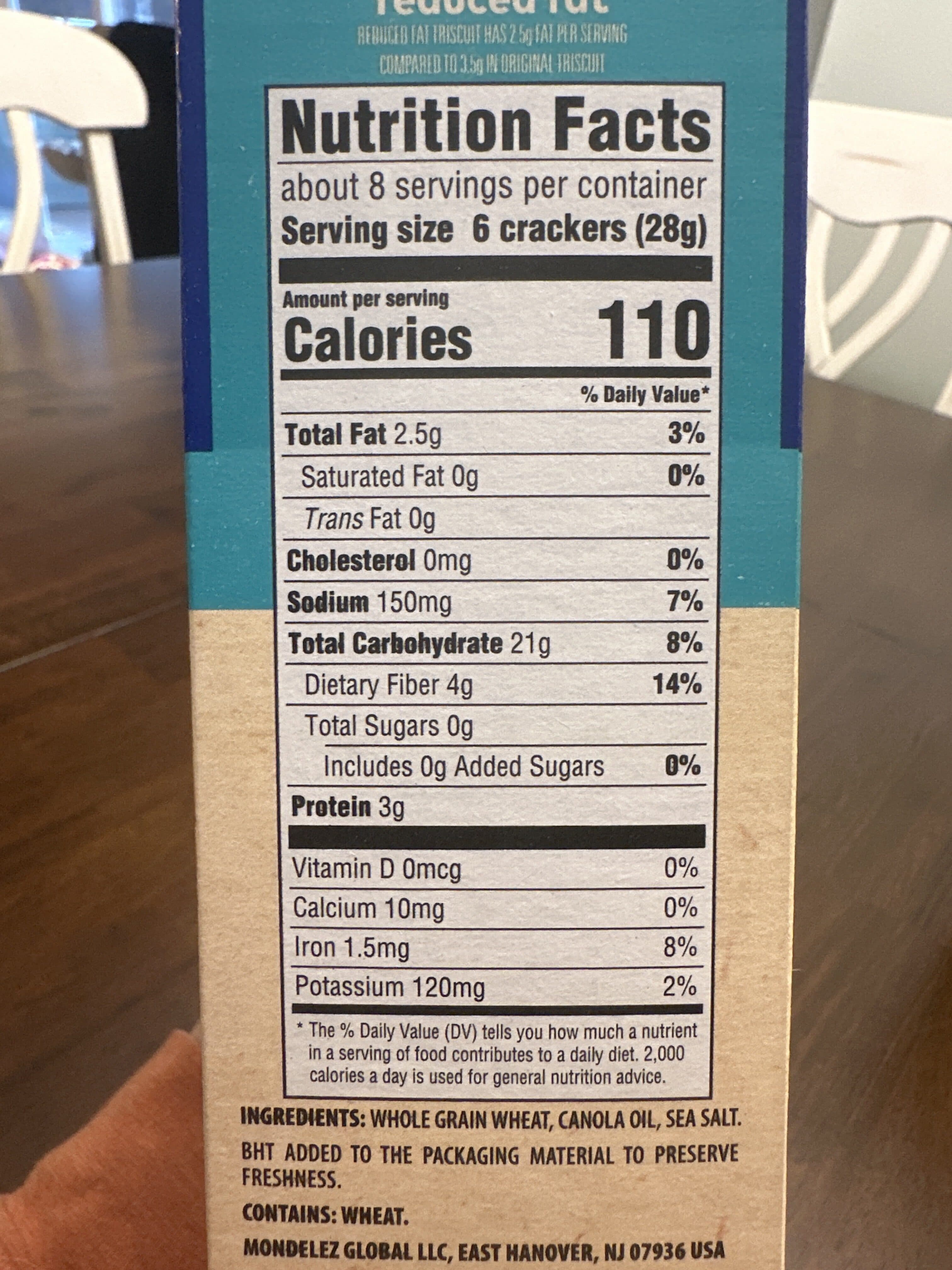 triscuit reduced fat triscuit packshot