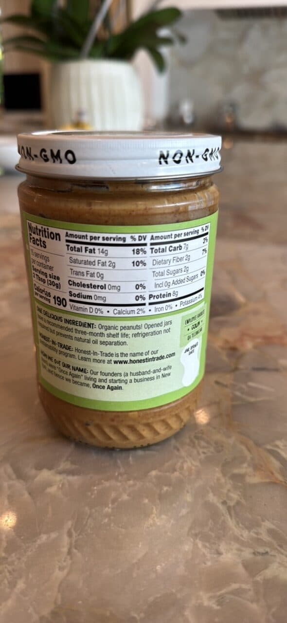 Once Again Crunchy Peanut Butter packshot