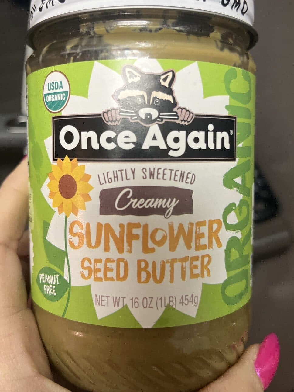 Once Again Organic Sunflower Seed Butter packshot