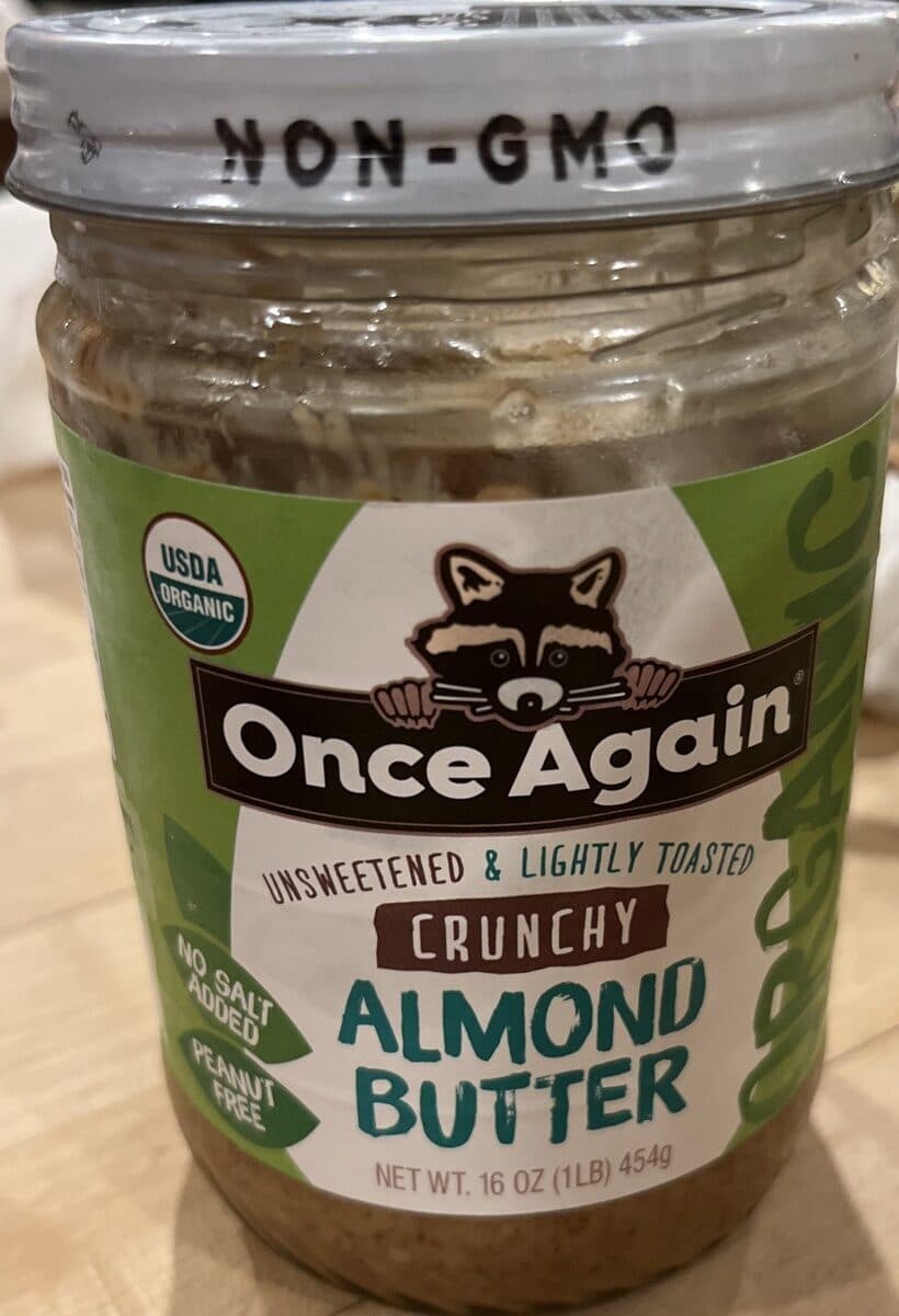 Once Again Crunchy Almond Butter packshot