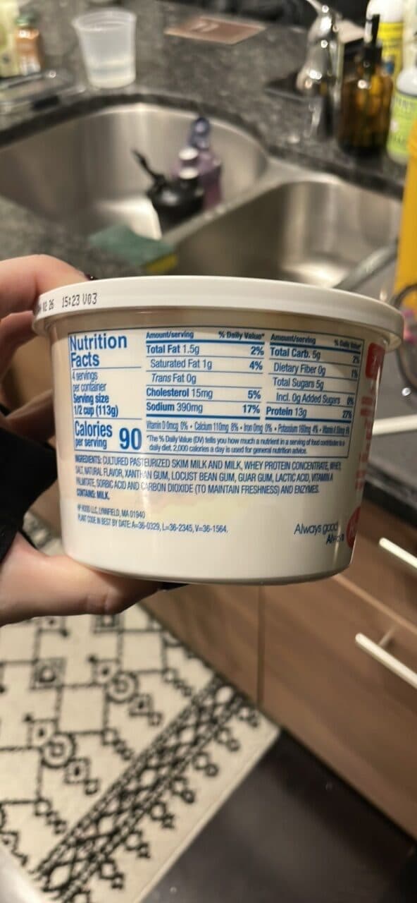 Hood Lowfat Cottage Cheese packshot