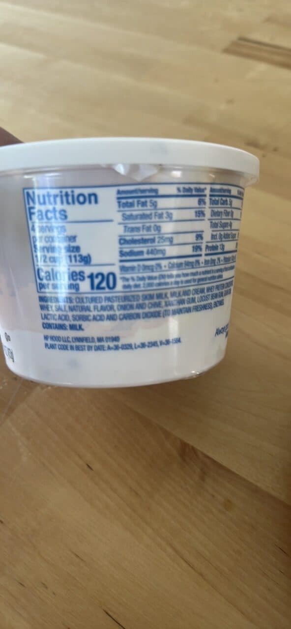Hood Cottage cheese packshot
