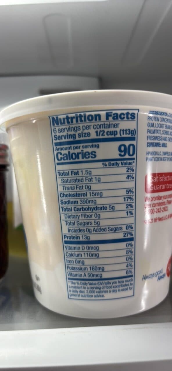 Hood Lowfat Cottage Cheese packshot