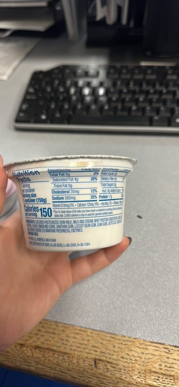 Hood Cottage Cheese with Chive packshot