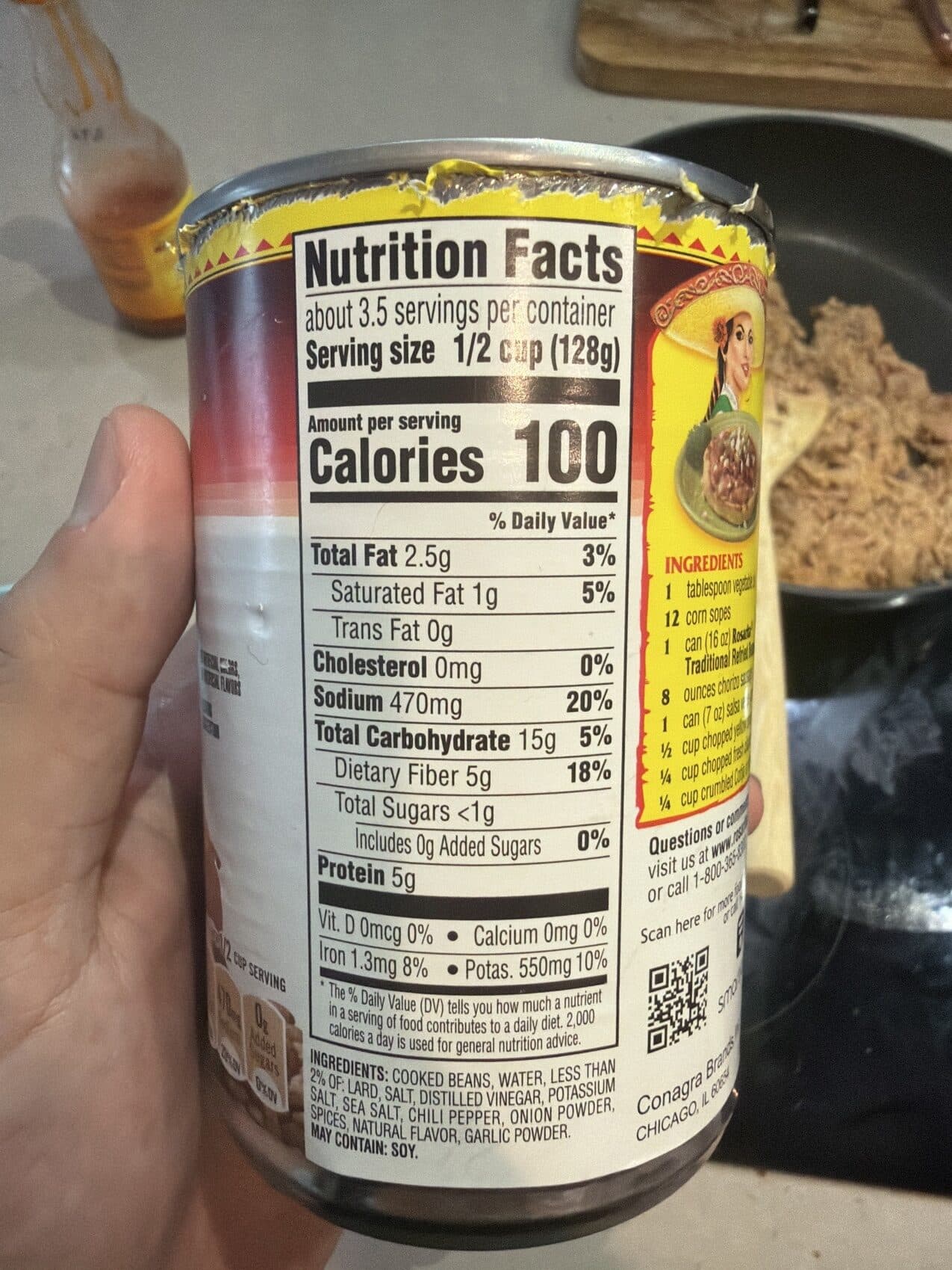 Rosarita Refried Beans packshot