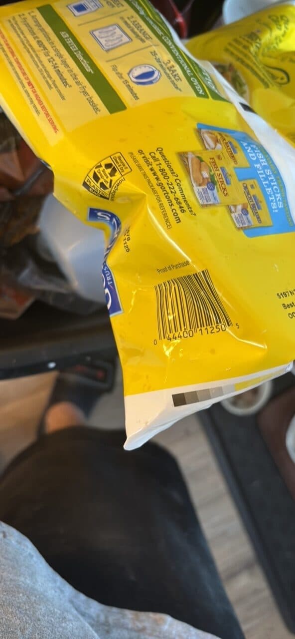 GORTON'S CRISPY BATTERED FISH PORTIONS packshot