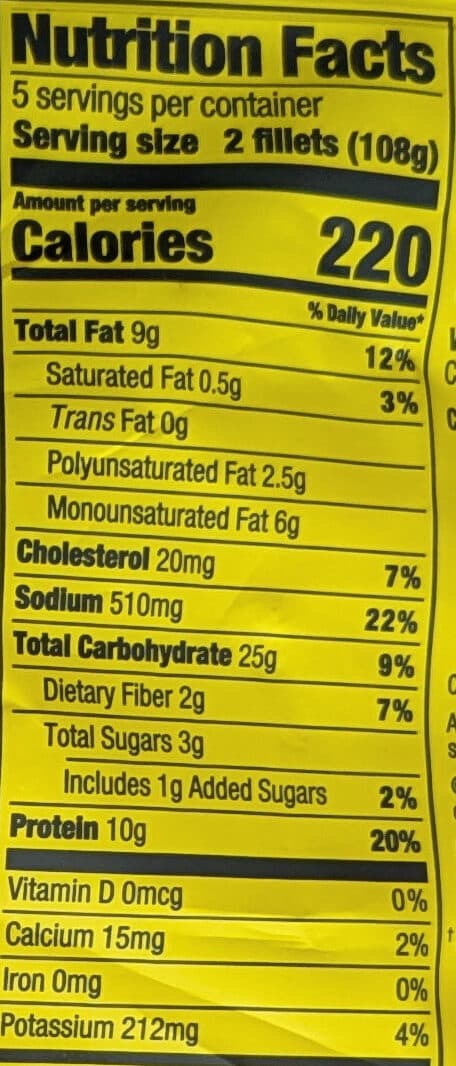 Gorton's Crunchy Breaded Breaded Fish Fillets packshot