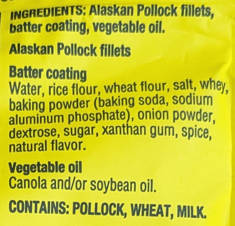 GORTON'S CRISPY BATTERED packshot