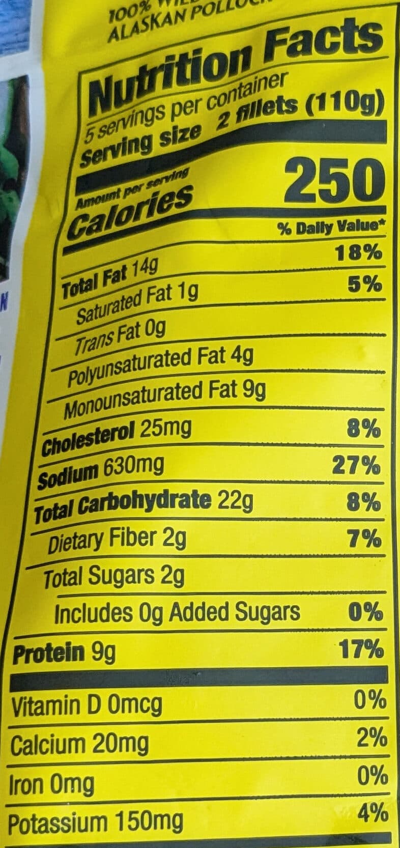 GORTON'S CRISPY BATTERED packshot