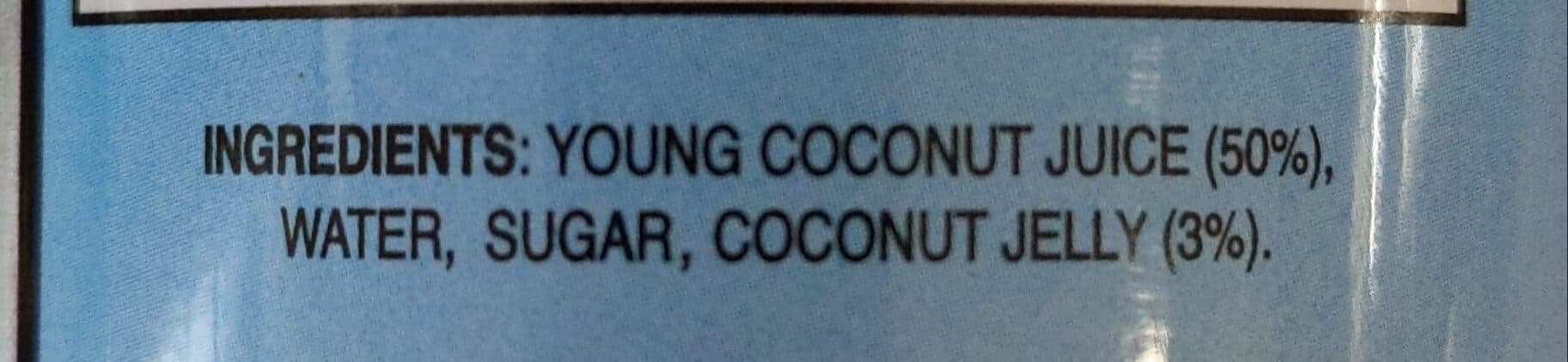 Chaokoh Brand, Young Coconut Juice With Jelly packshot