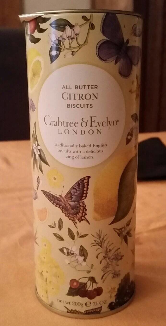 Crabtree & Evelyn Crabtree & Evelyn All Butter Citron biscuits packshot