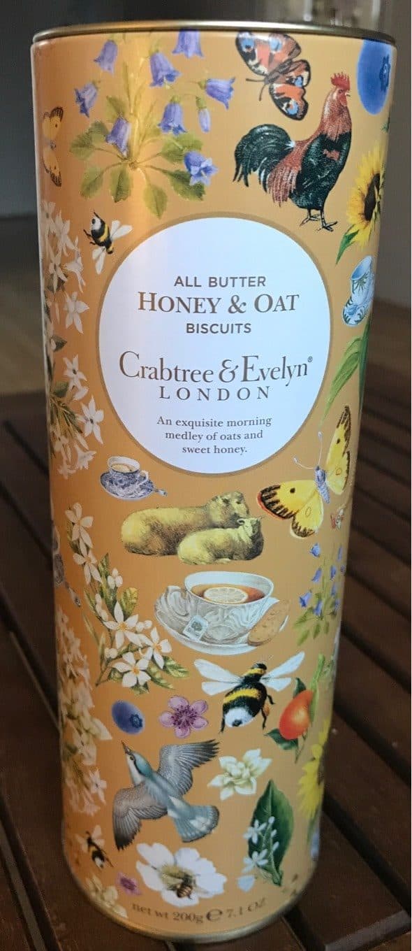 Crabtree & Evelyn All Butter Honey & Oat Biscuits packshot