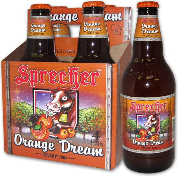 Sprecher Brewing Company Inc. Gourmet Soda, Orange Dream packshot