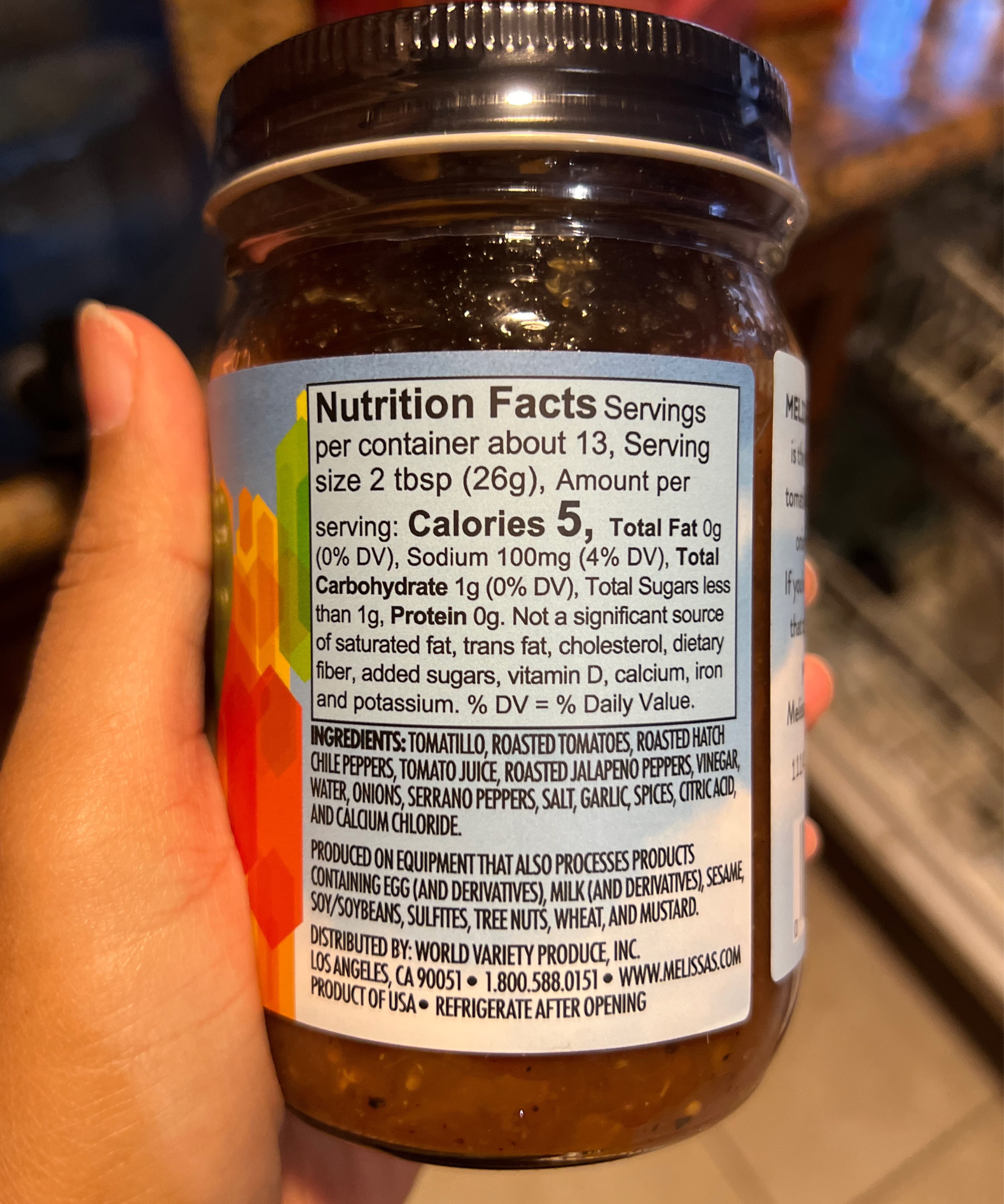 Melssa's Hatch Chili Salsa packshot