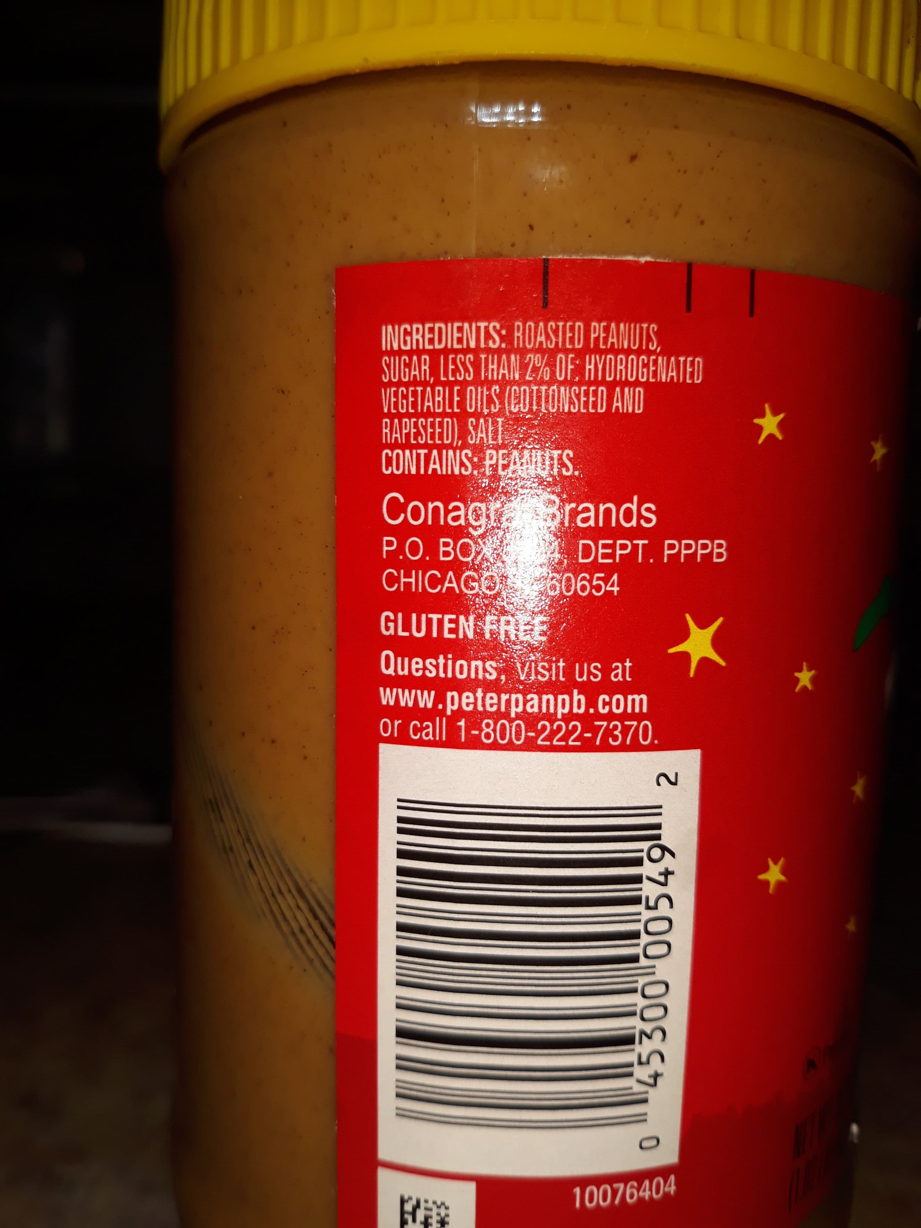 Peter Pan PEANUT BUTTER packshot