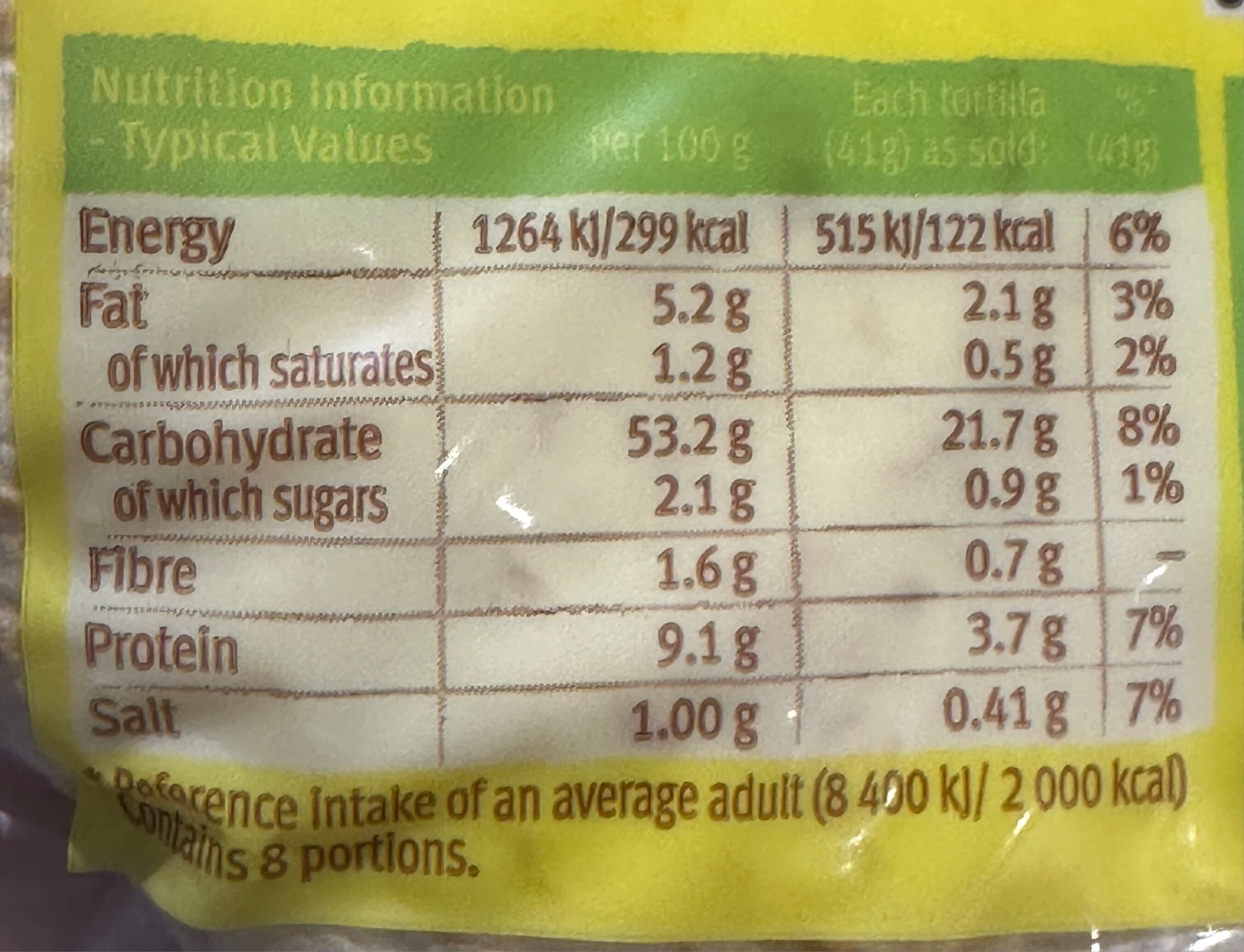 Old El Paso Tortillas packshot