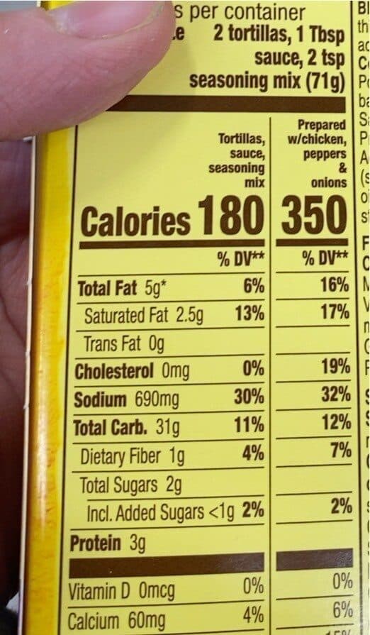 Old El Paso Dinner kit fajita iml packshot