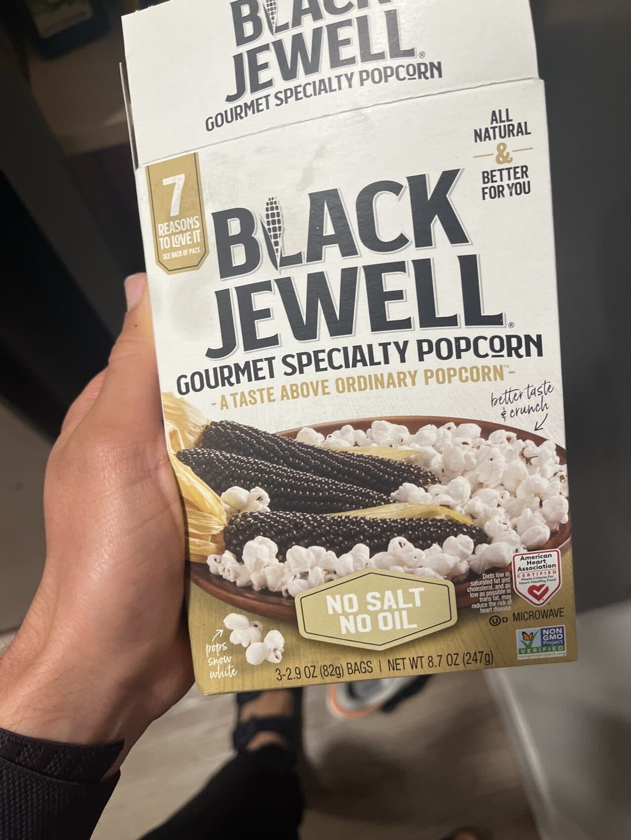 Black Jewell Microwave Popcorn packshot