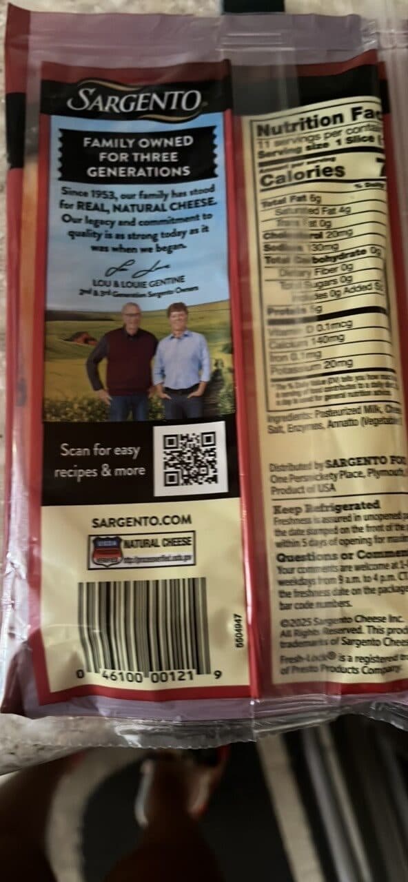 Sargento Colby-Jack Sliced Colby-Jack Cheese packshot
