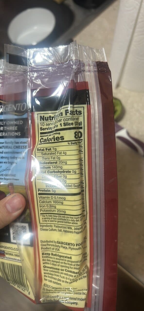 Sargento Natural Cheese packshot