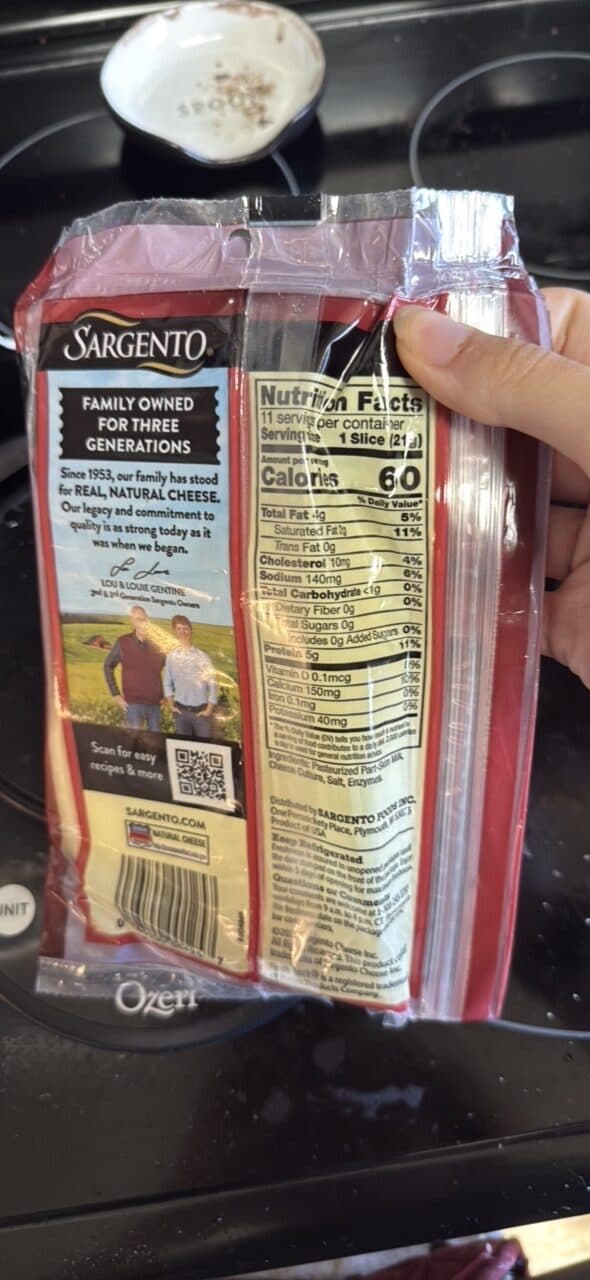 Sargento Mozzarella Sliced Low Moisture Part-Skim Mozzarella Cheese packshot