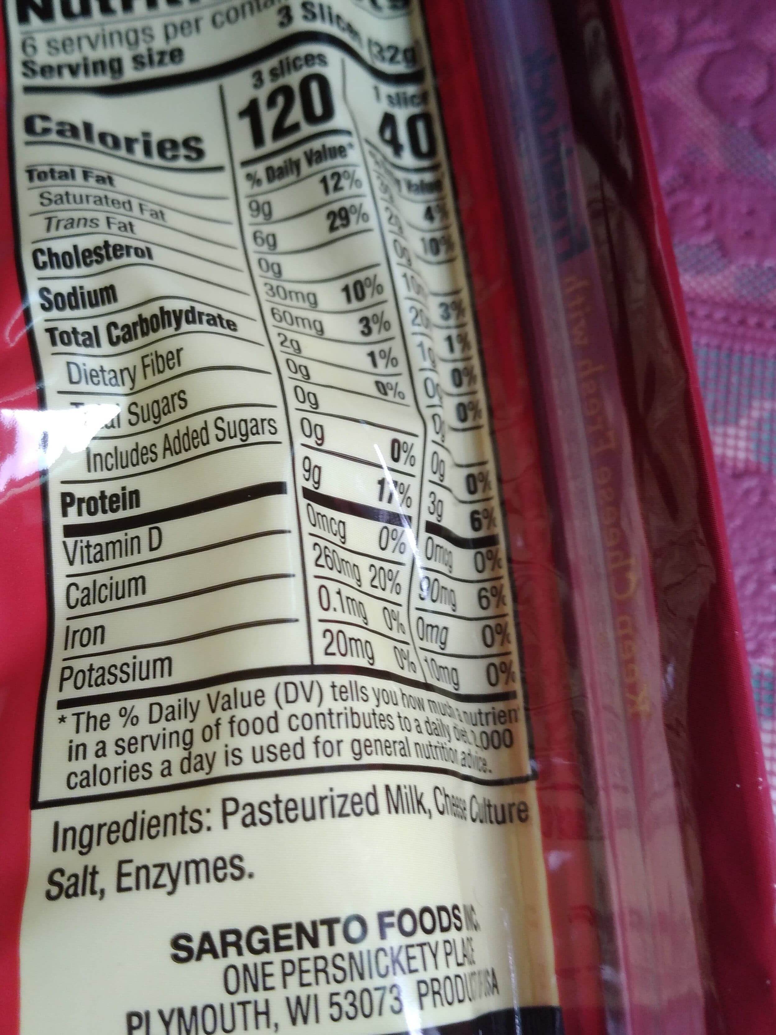 Sargento Ultra Thin Swiss Cheese packshot