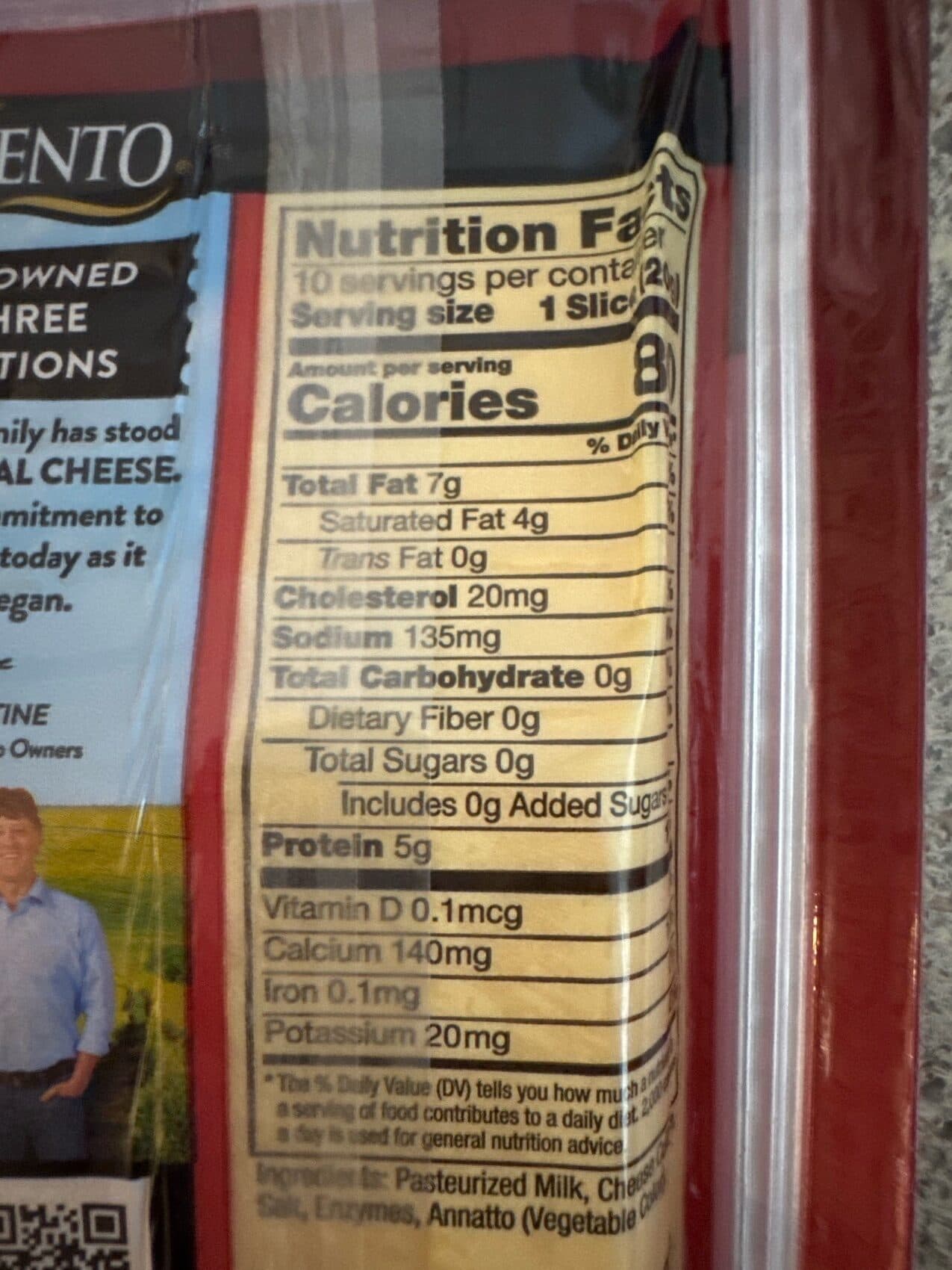 Sargento Extra Sharp Cheddar Sliced Cheddar Cheese packshot
