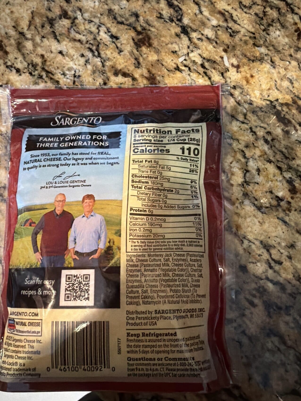 Sargento 4 Cheese Mexican packshot