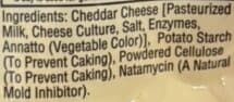 Sargento 4 State Cheddar packshot