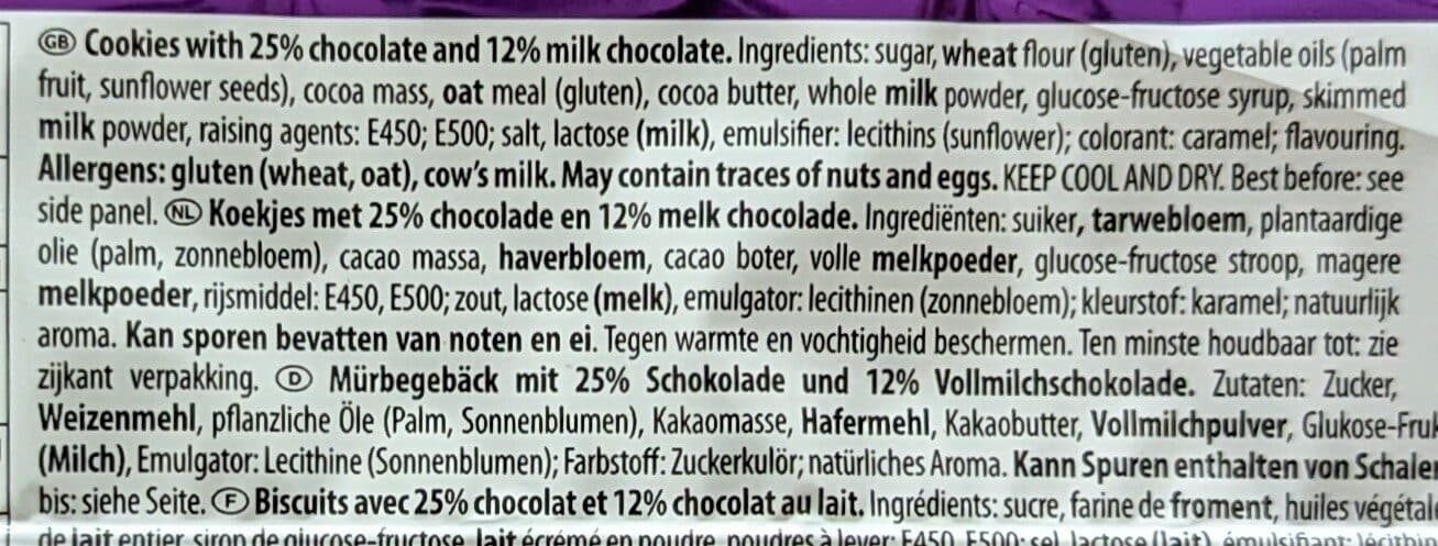 Merba Chocolate Cookies packshot