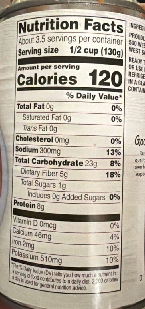 Raley's Fat Free Refried Beans packshot