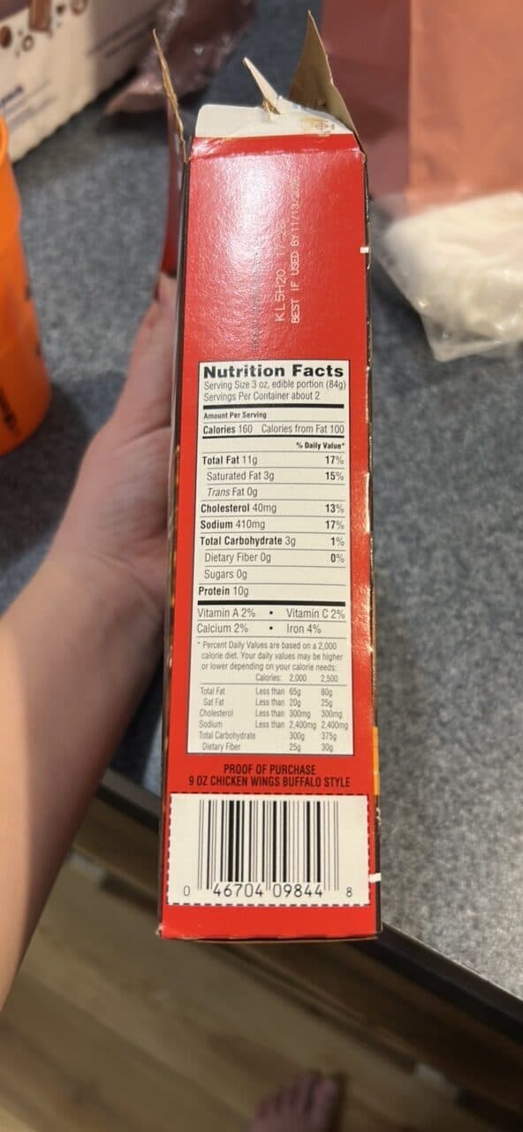 TGI Fridays Chicken Wings Buffalo Style packshot
