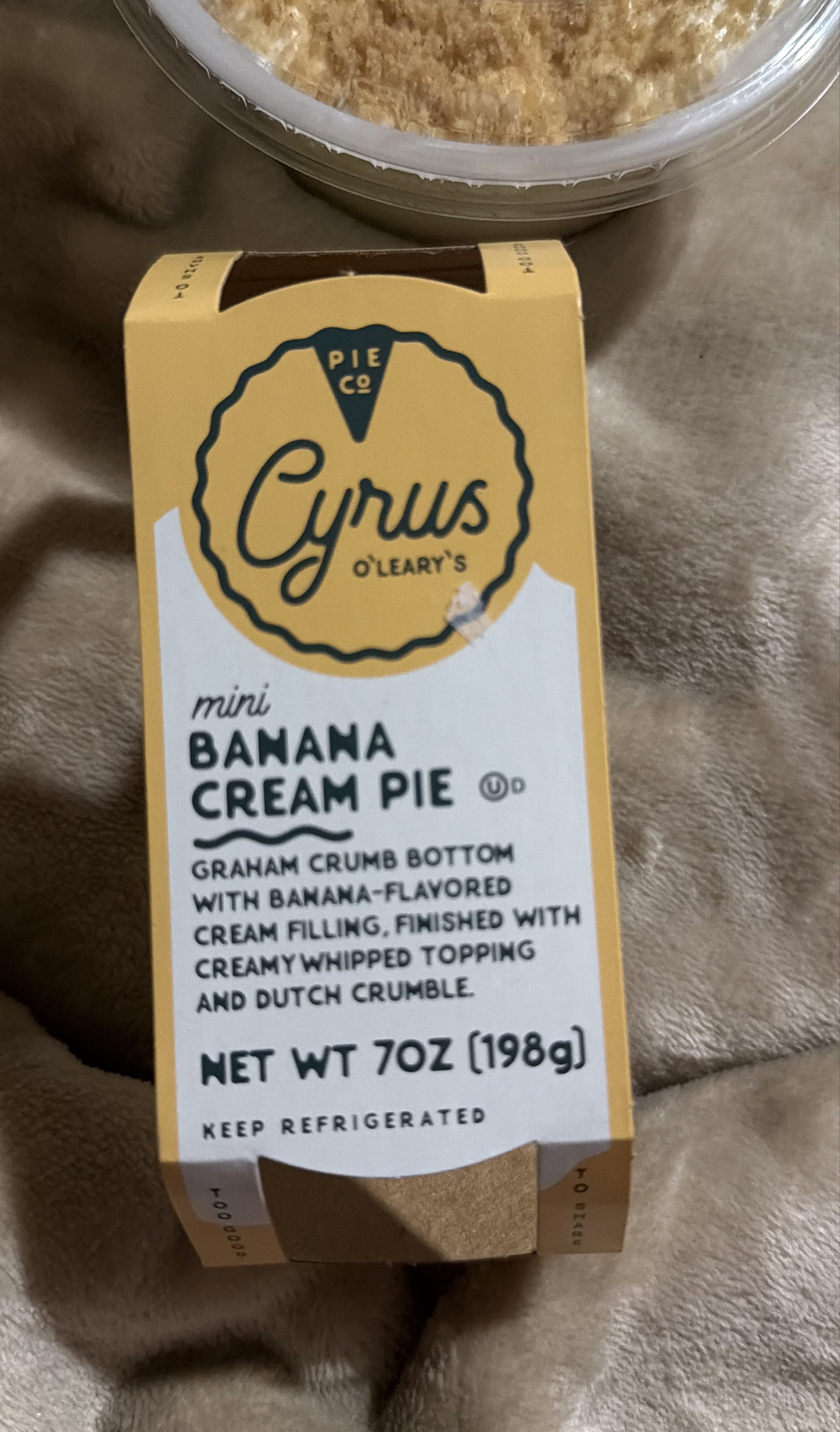 Cyrus O’Learys Banana cream pie packshot