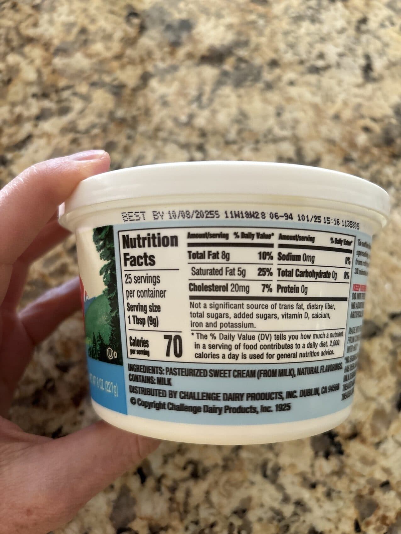 Challenge Unsalted Whipped Butter packshot