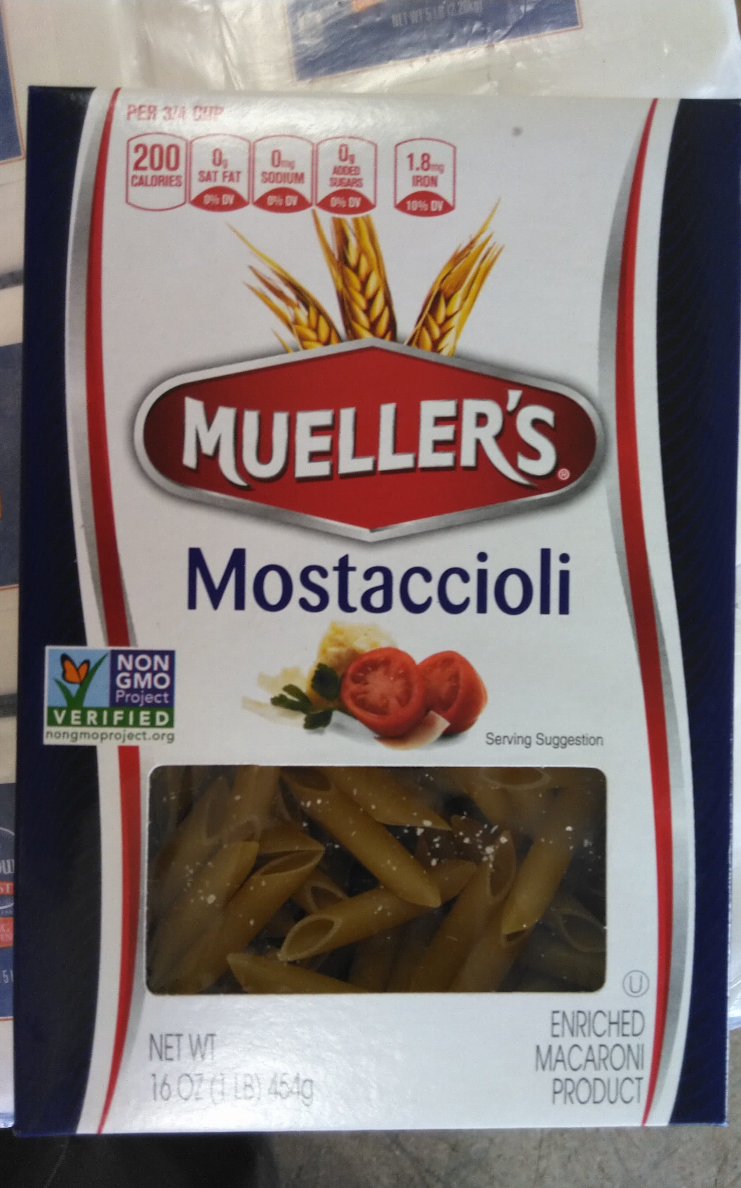 Mueller's Mostaccioli packshot
