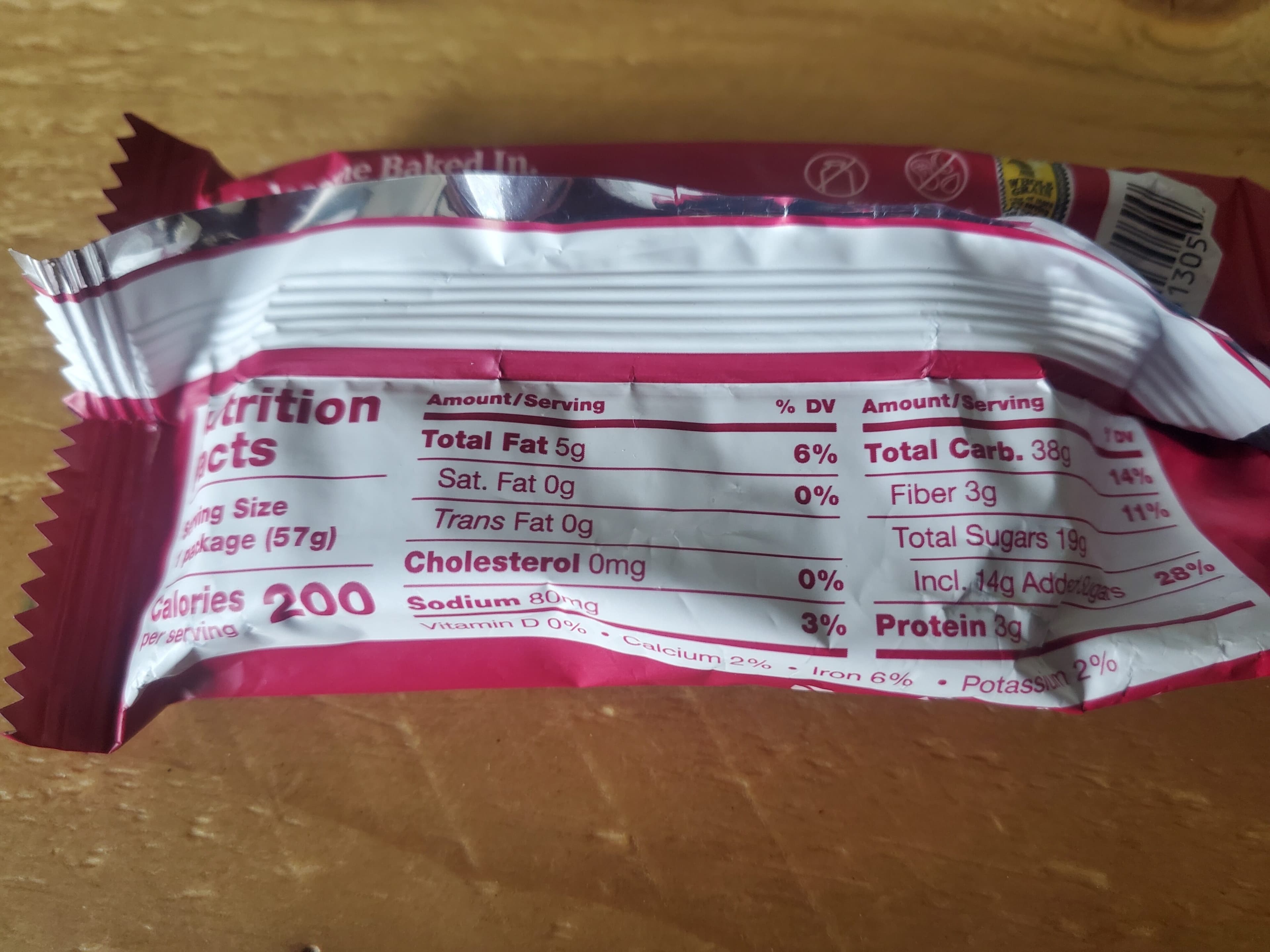 NATURE'S BAKERY FIG BAR Raspberry packshot