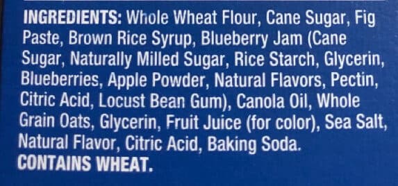 Nature's Bakery Fig Bar Blueberry packshot