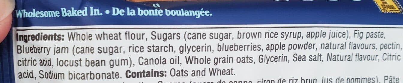 Nature's Bakery Fig Bar Blueberry packshot