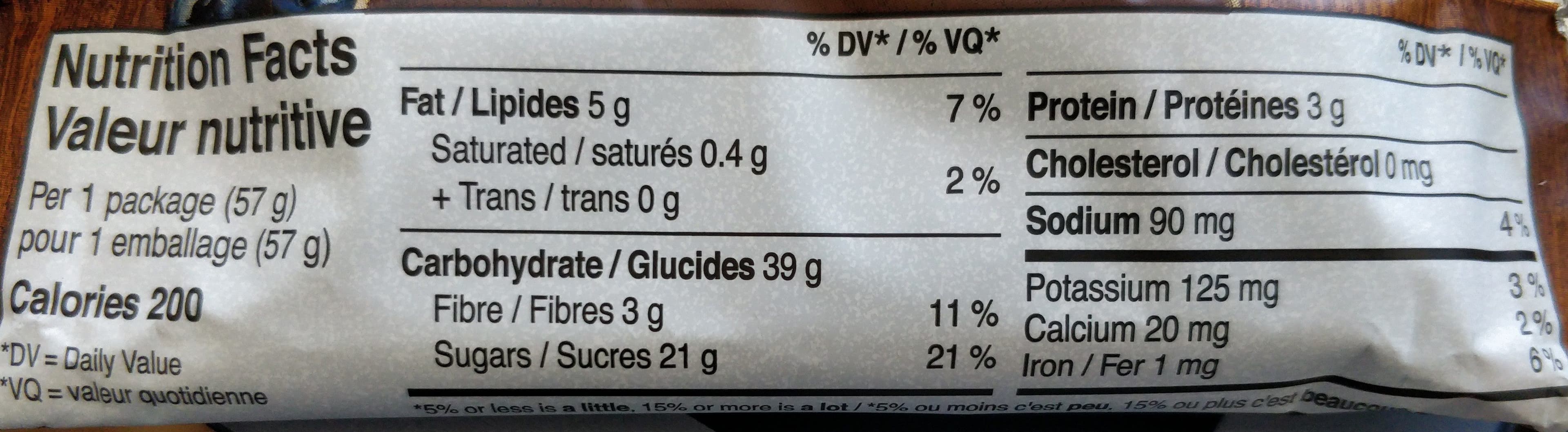 Nature's Bakery Fig Bar Blueberry packshot