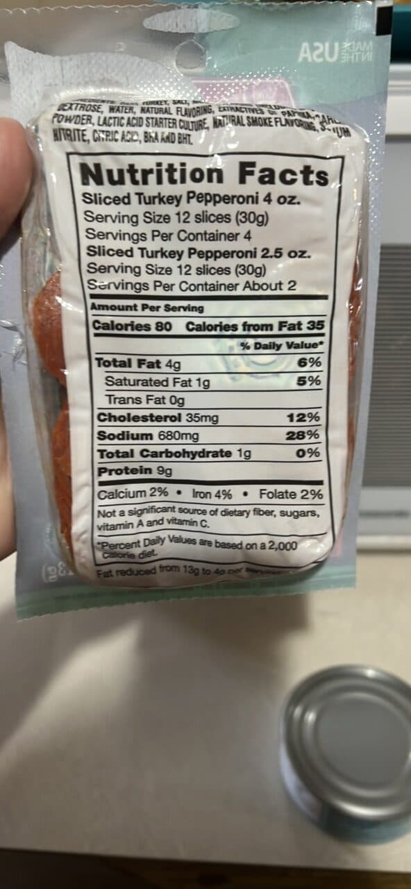 Bridgford Turkey Pepperoni packshot