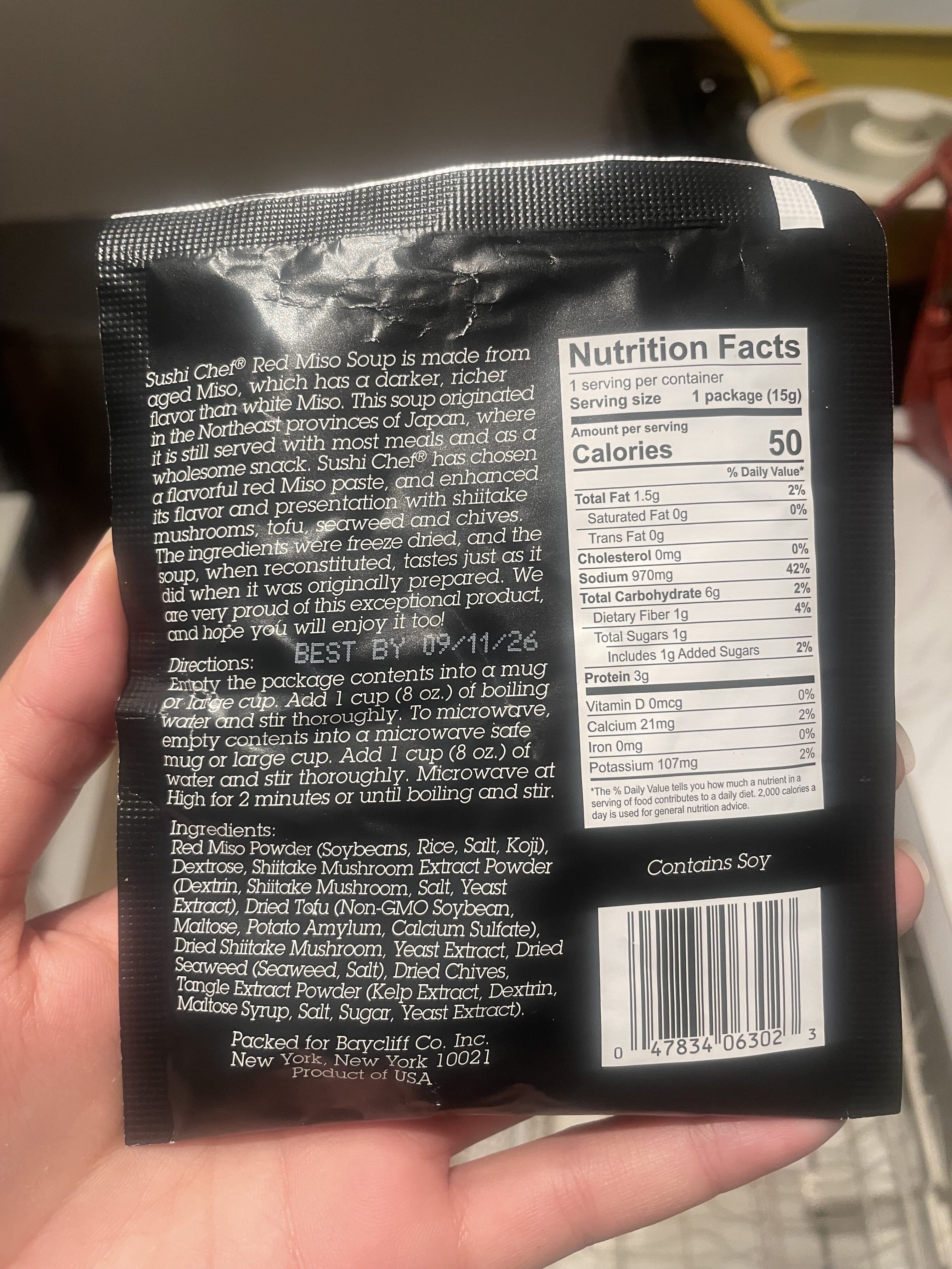 SUSHI CHEF RED MISO SOUP packshot