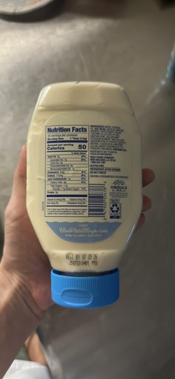 Blue Plate Light Mayonnaise packshot