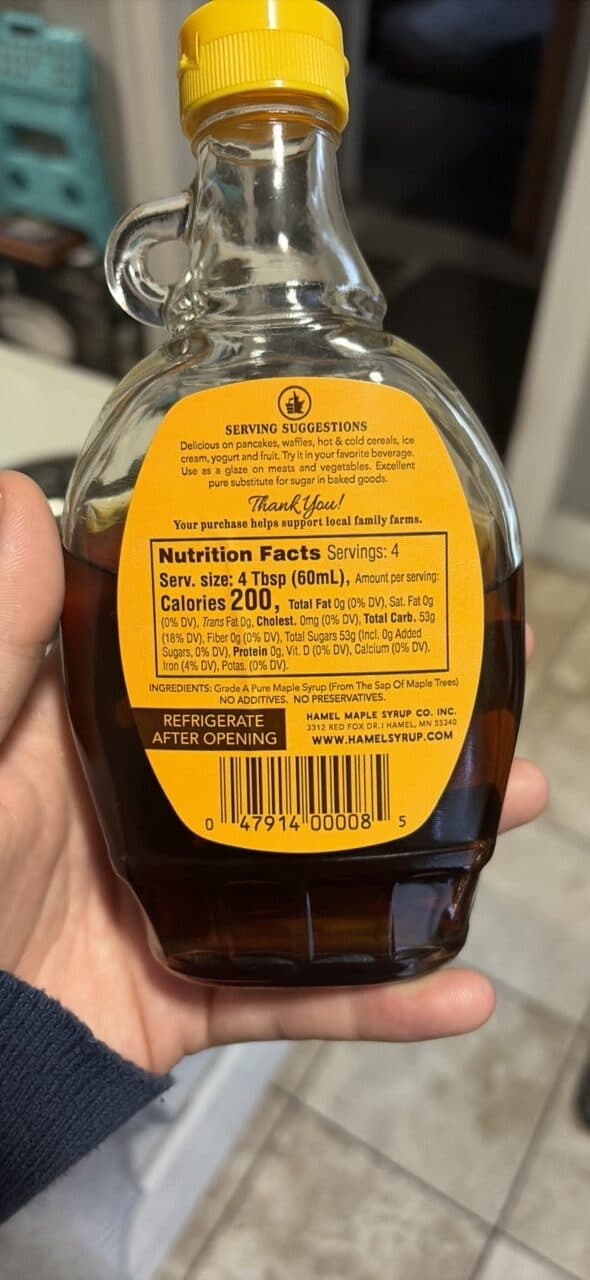 Hamel Pure Maple Syrup packshot