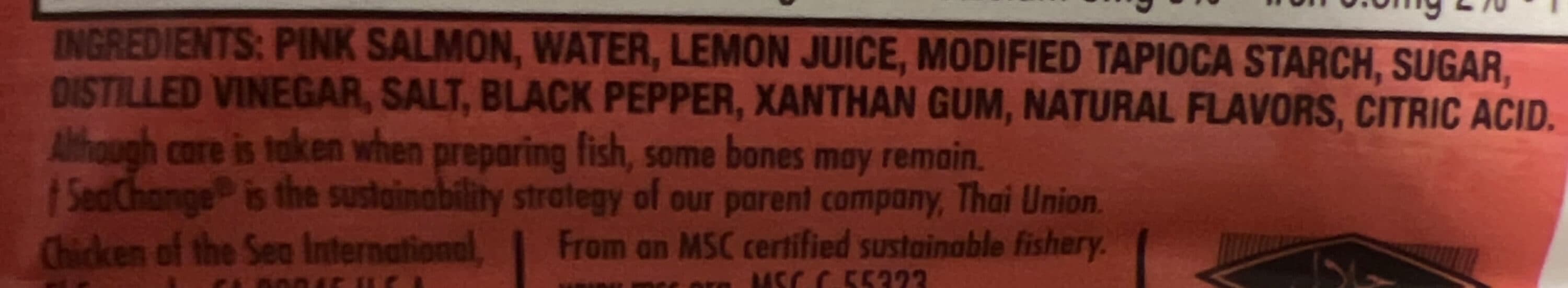 Chicken Of The Sea Wild Alaskan Pink Salmon Lemon Pepper packshot