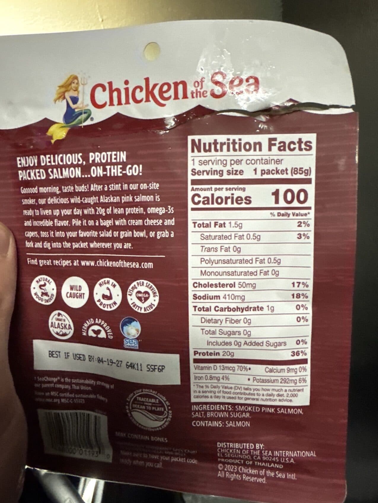 Chicken of the Sea Smoked Alaskan Pink Salmon packshot