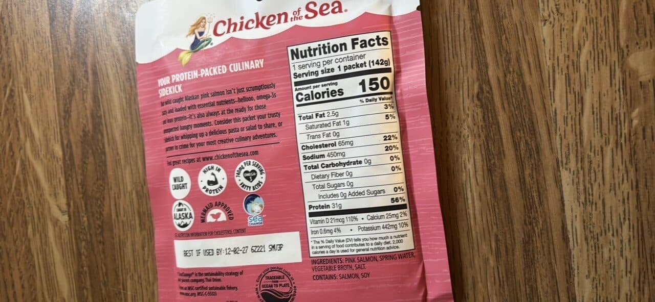 Chicken of the Sea Alaskan Pink Salmon in Spring Water packshot