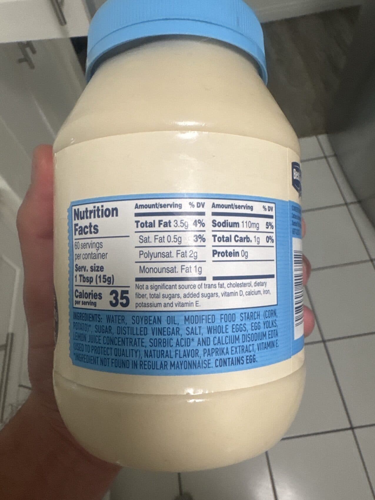 Best Foods LIGHT MAYONNAISE packshot