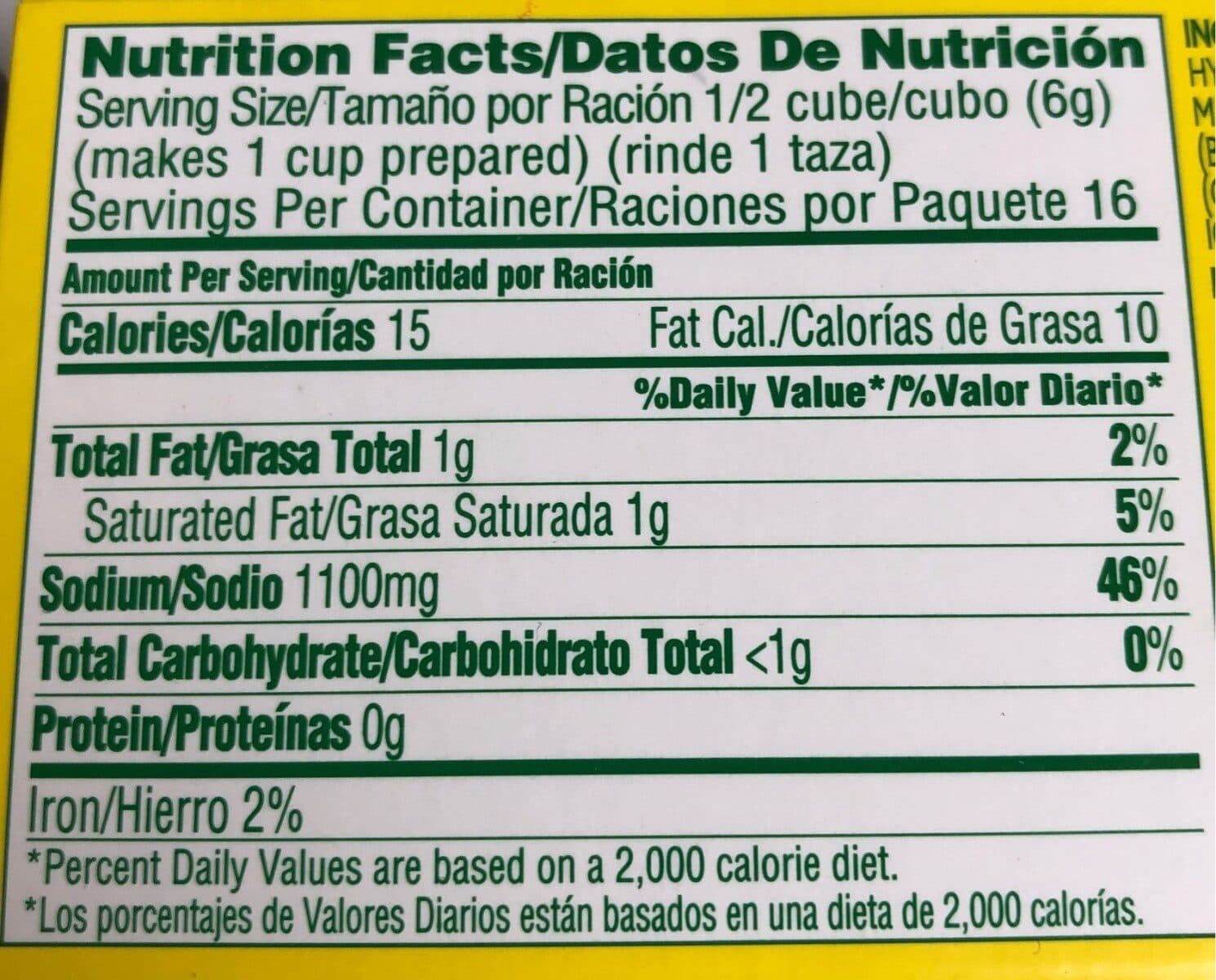 Knorr Beef Flavor Bouillon packshot