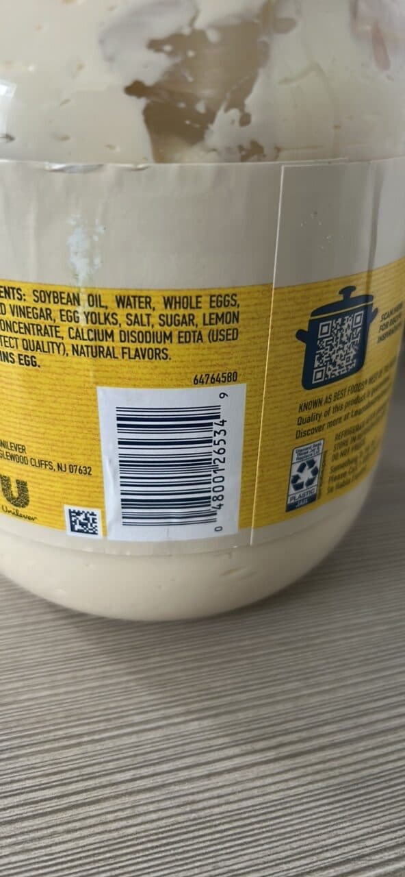 Hellmann's Real Mayonnaise packshot